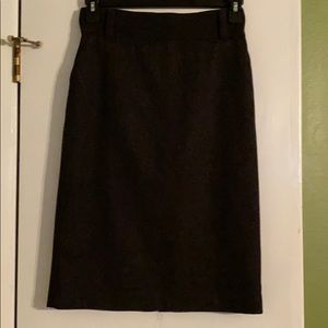 Banana Republic Black/Dark Gray Pencil Skirt Sz 4
